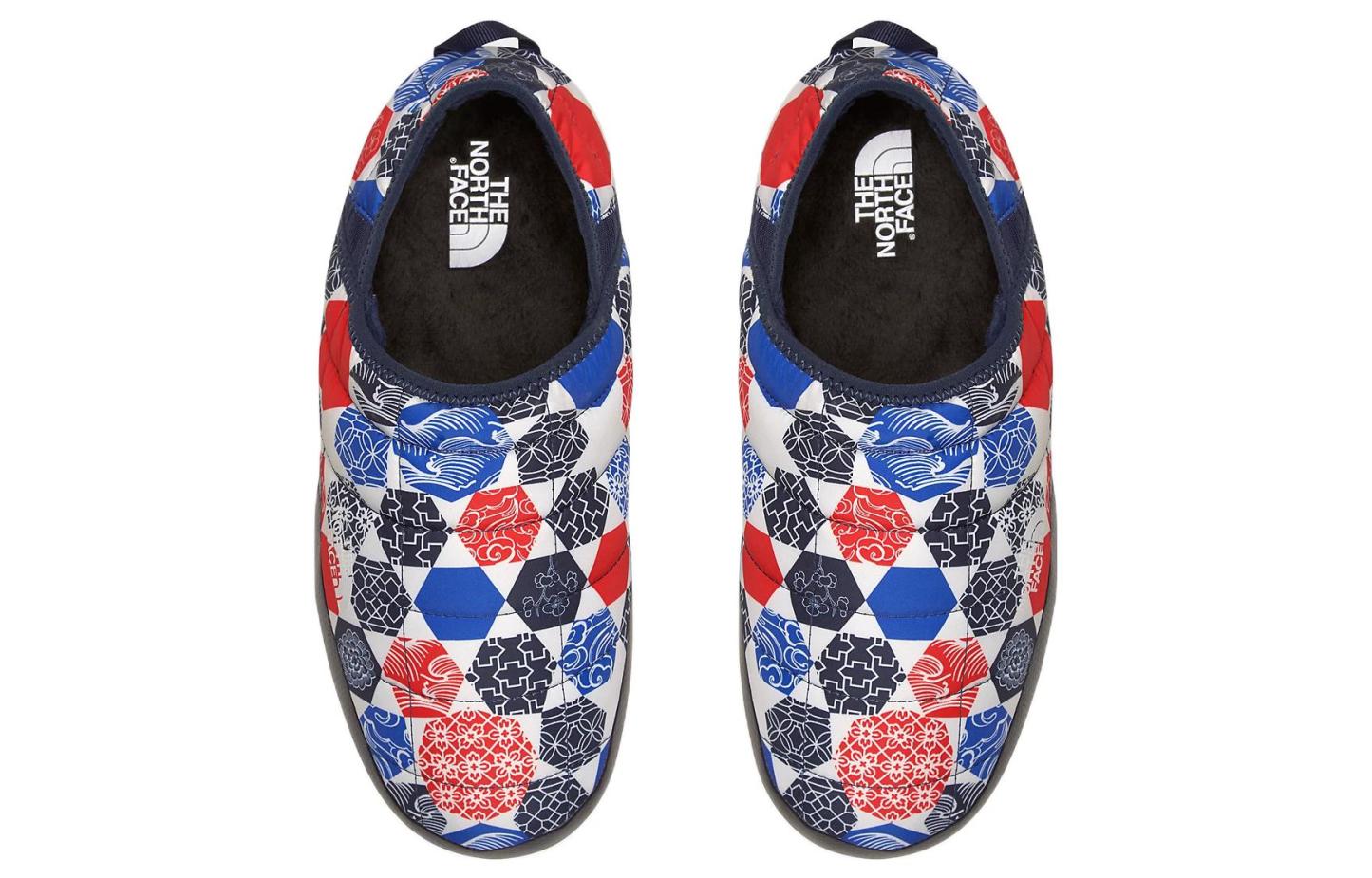 THE NORTH FACE Thermoball Traction Mule V ' Blue IC Geo Print' NF0A3UZN-3Z2 - 1_6b601a08-4836-45bb-bf30-690cb59ec8df