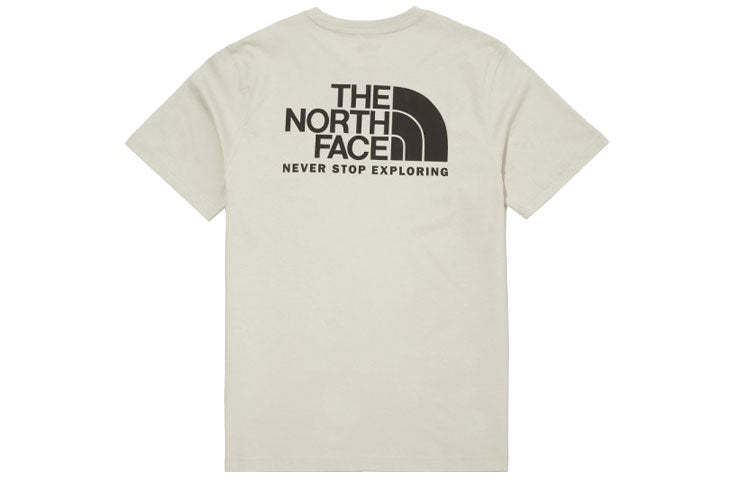 THE NORTH FACE Tnf Logo Ex T-shirt 'Beige' NT7UN01D - 1_71a055af-9836-4b24-ab38-c14ce7d886f0