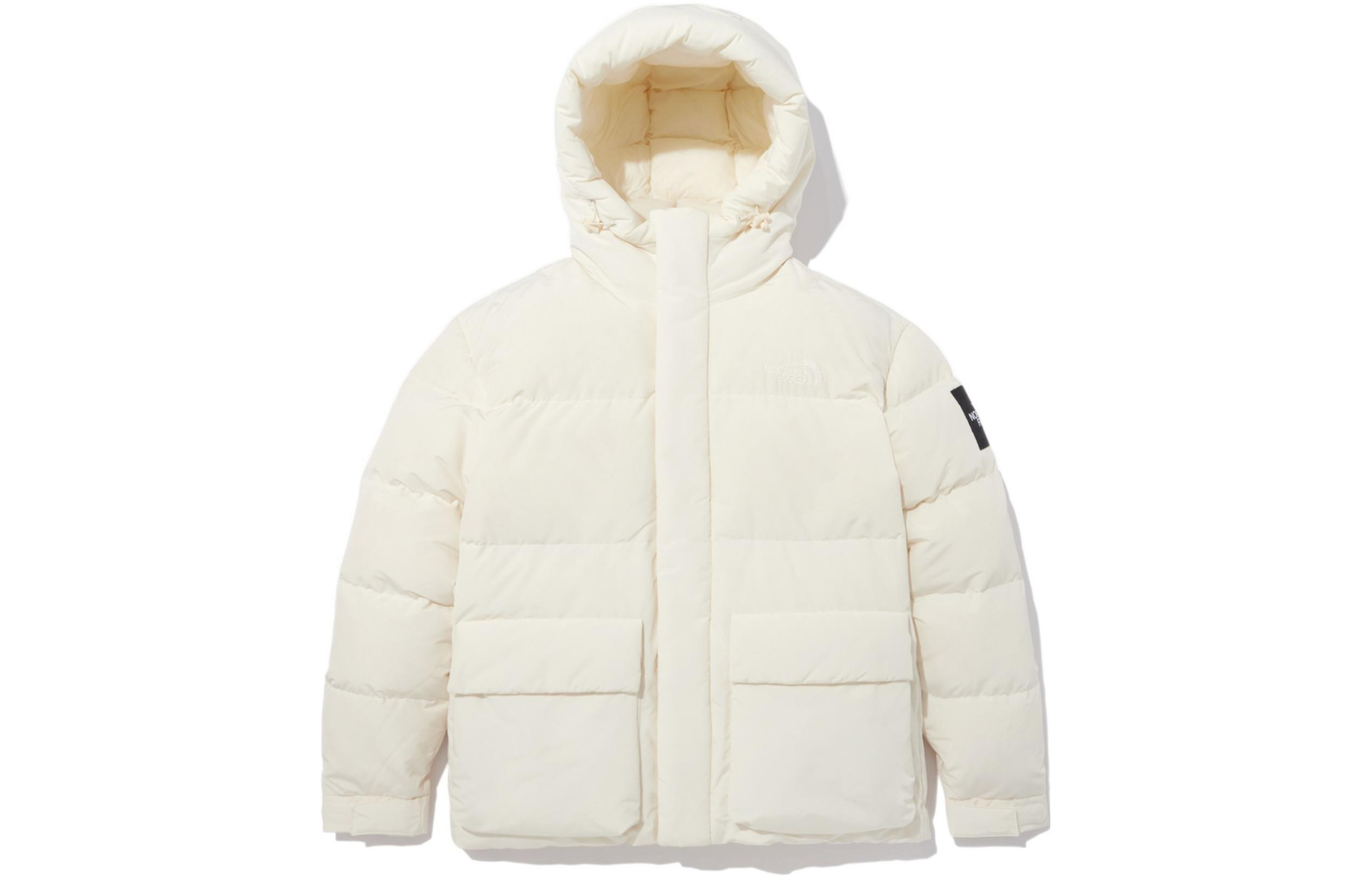THE NORTH FACE Logo Puffer Jacket 'White' NJ1DN58L - 1_8588cfae-fe50-4ac3-9d6e-0f2b7aa874af