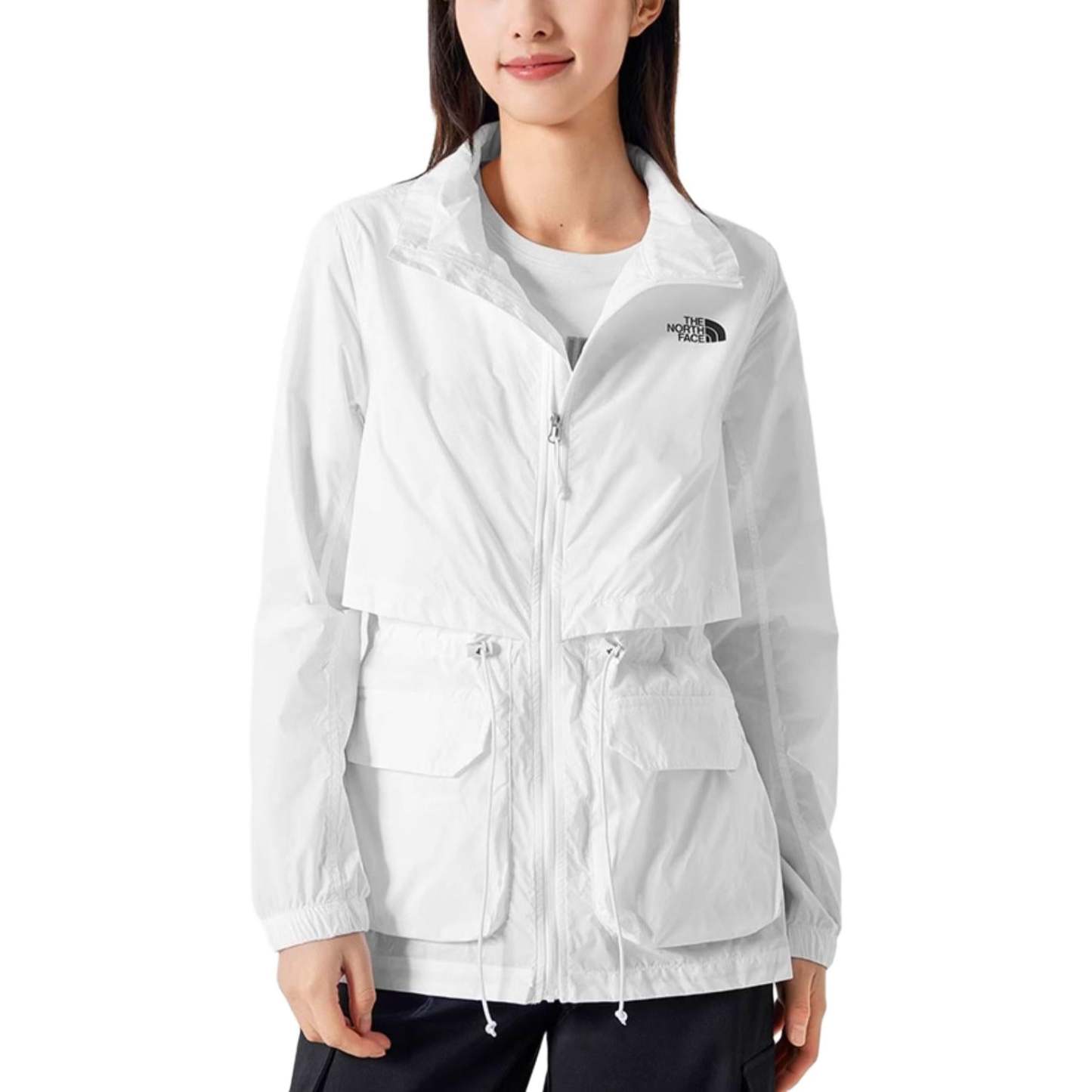 (WMNS) THE NORTH FACE Phlego wind jacket 'White' NF0A8AV9-FN4 - 1_86aa976d-7054-4ee7-ae8b-ac492c247273