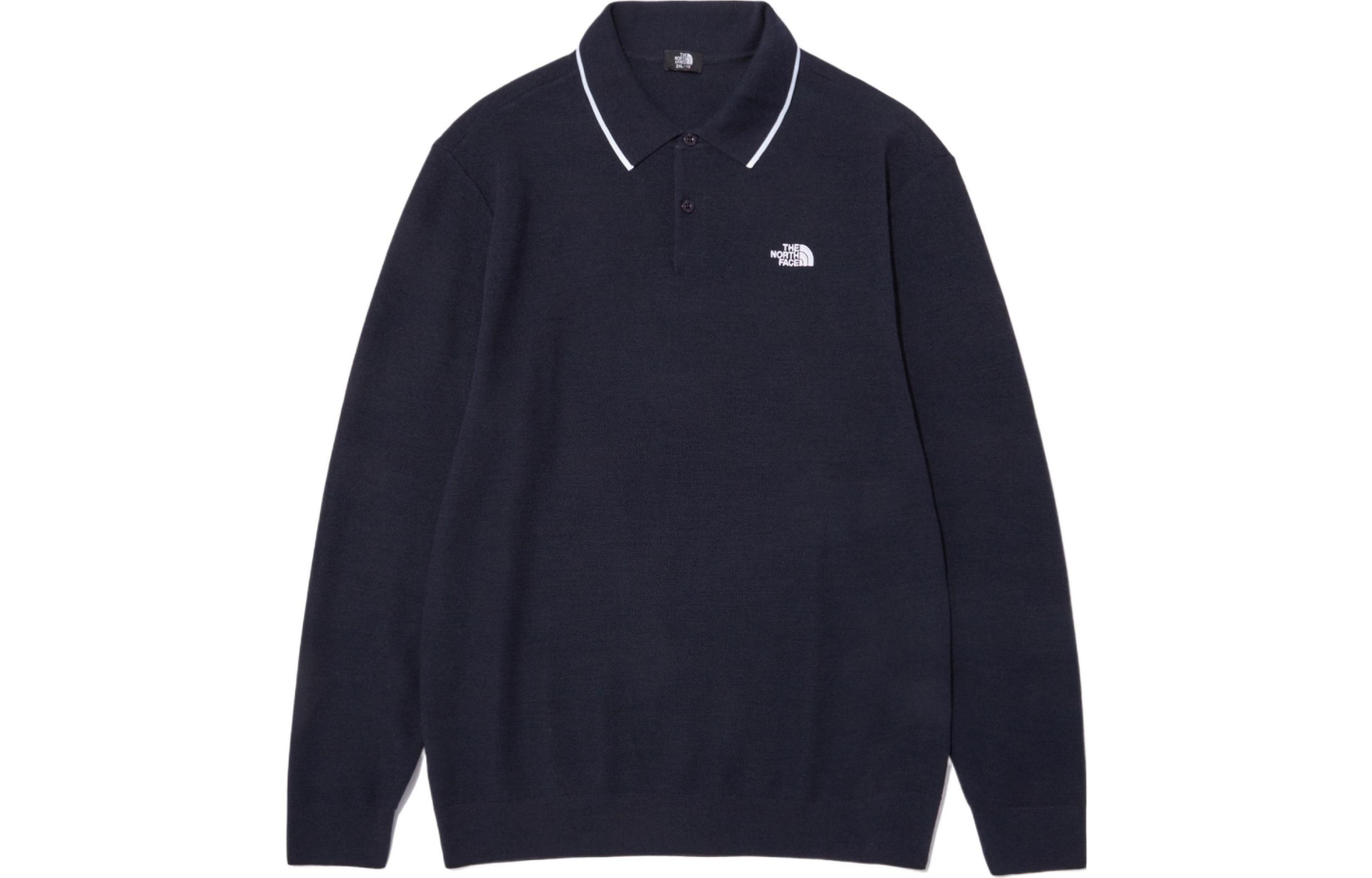 THE NORTH FACE Long Sleeve Polo Shirt 'Navy' NT7QN51B - 1_86bbc283-b3a7-428e-9a2f-64aace214494