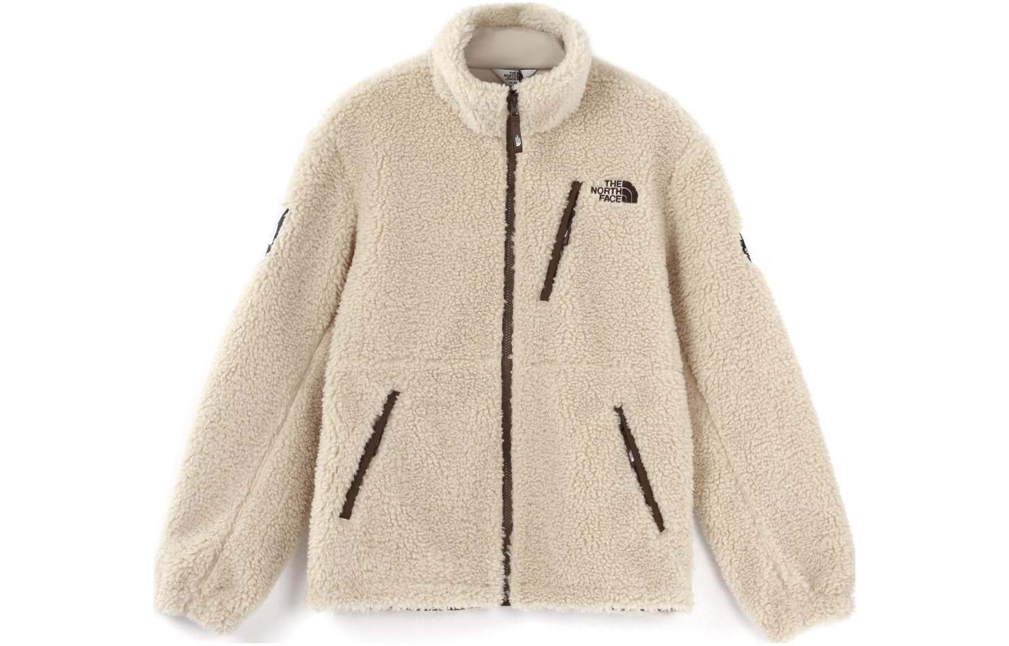 THE NORTH FACE Full Zip Fleece Jacket 'Beige' NJ4FM50K - 1_9309cb16-274b-4436-9387-b8821f66c5bb