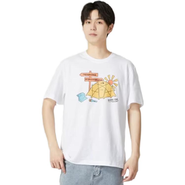 THE NORTH FACE Foundation Camp Graphic T-Shirt 'White' 7WF8FN4X - 1_99b194d6-b373-4bd4-914e-52b9d711ff50