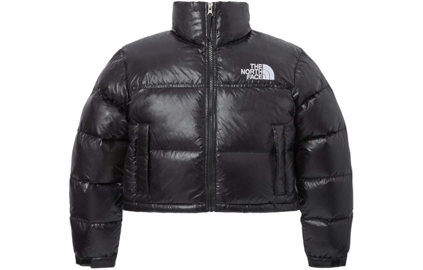 (WMNS) THE NORTH FACE Nuptse Short Jacket 'Black' NJ1DQ86A - 1_a080e0ab-89fd-4bf9-96a9-0ae5fc7e0af5