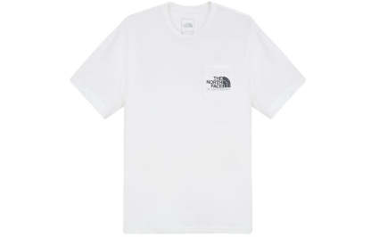 THE NORTH FACE Logo Woodcut Dome T-Shirt 'White' NF0A4U9L-FN4 - 1_c79c07ec-ef61-4237-ab93-b152968de25d