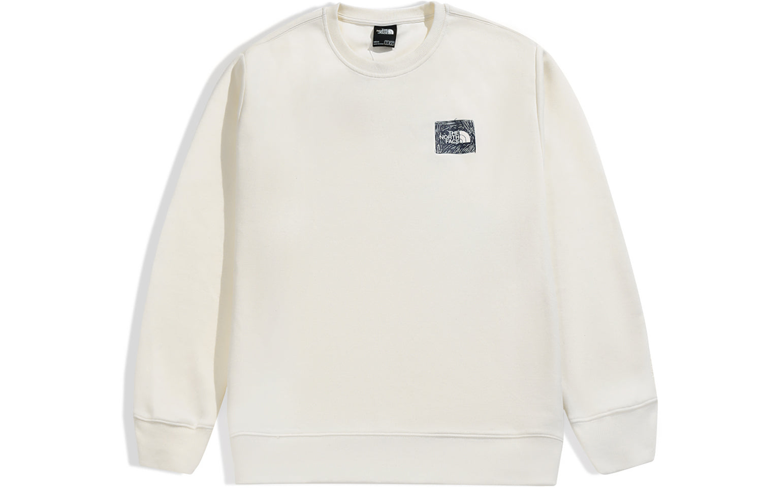 THE NORTH FACE Regrind Crew SS22 Logo Sweater 'White' NF0A5K1D-N3N - 1_cc5c6040-8f10-478d-91a1-6f15b6903bce