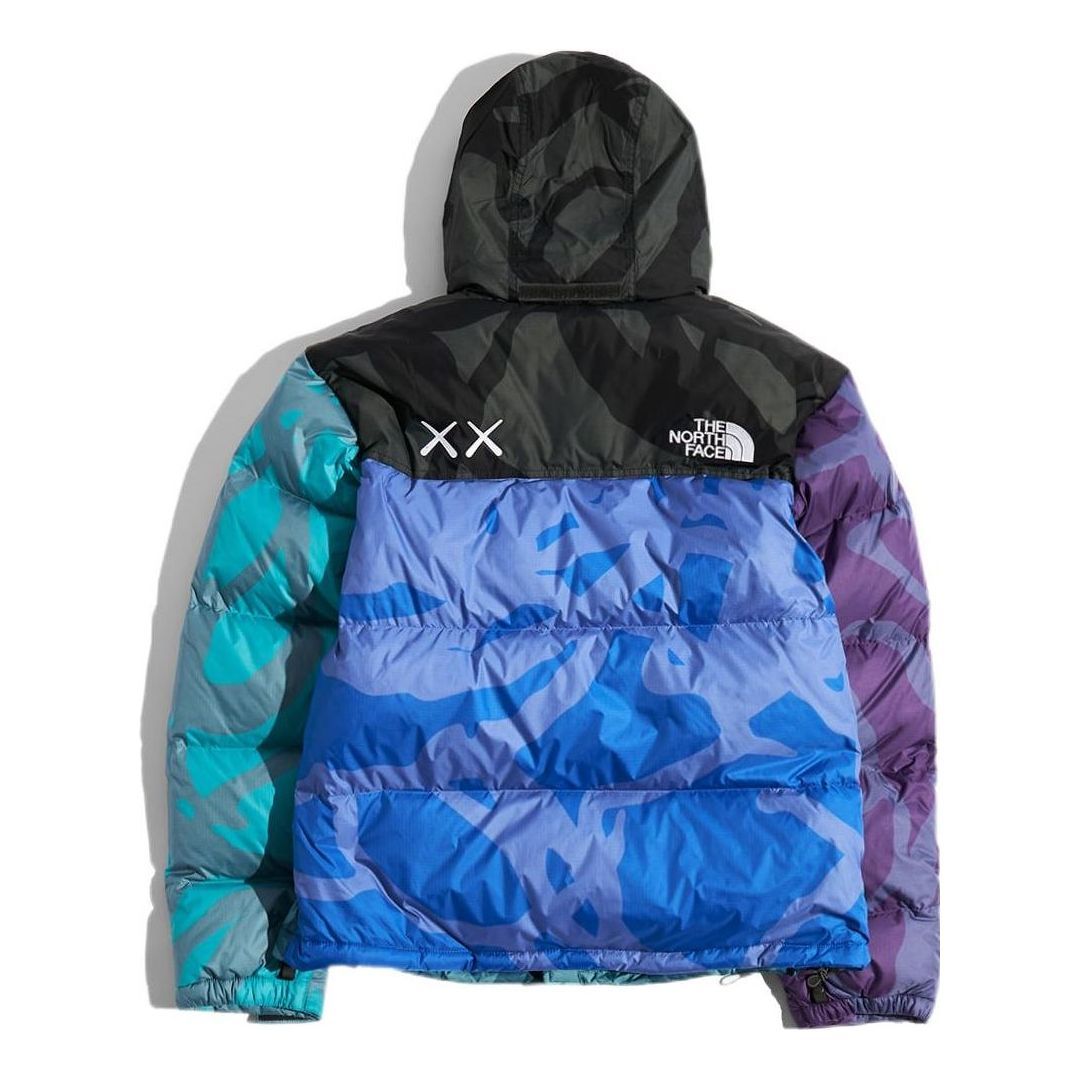 THE NORTH FACE x KAWS Retro 1996 Nuptse Jacket 'Monterey Blue' NF0A7WLU-75S - 1-square_dde4dbbf-1678-4630-b9d1-a1bb5c086fd2