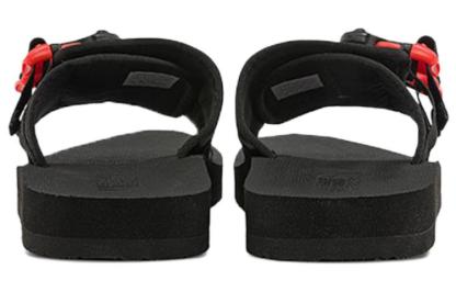 THE NORTH FACE Trekking Base Camp Strap Slides 'Black Red' 819V-IH7 - 123_c4b9debc-4412-44bc-b6ee-636fd05c4ae5