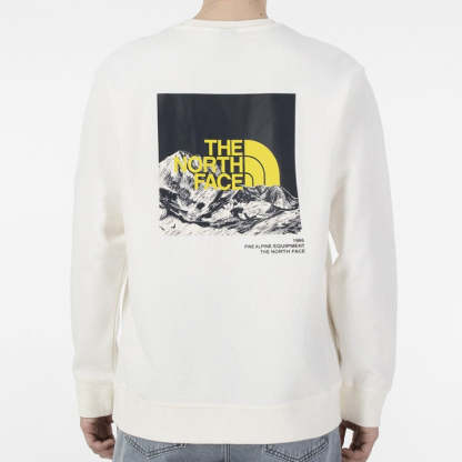 THE NORTH FACE Regrind Crew SS22 Logo Sweater 'White' NF0A5K1D-N3N - 2_07a828fc-00a9-42b2-adec-72c52c8a250c