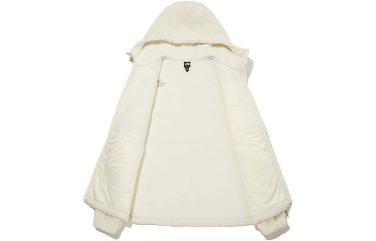 THE NORTH FACE Fleece Hoodie Jacket 'White' NJ4FM57A - 2_4c85c89b-d4d7-4552-aa60-905fee98924c