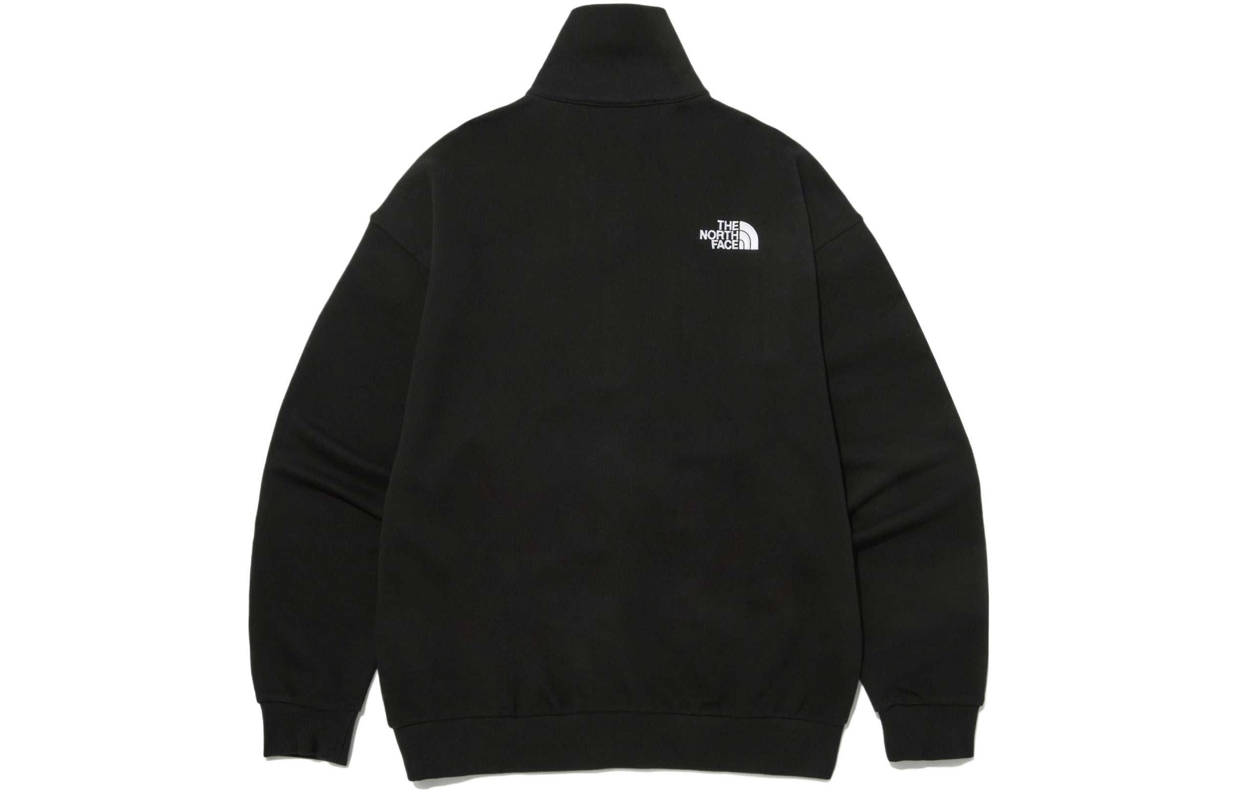 THE NORTH FACE Logo Fleece Half Zip Sweater 'Black' NM5MP03B - 2_5ca6da75-2a7c-4176-95b8-da96d3b0bb40