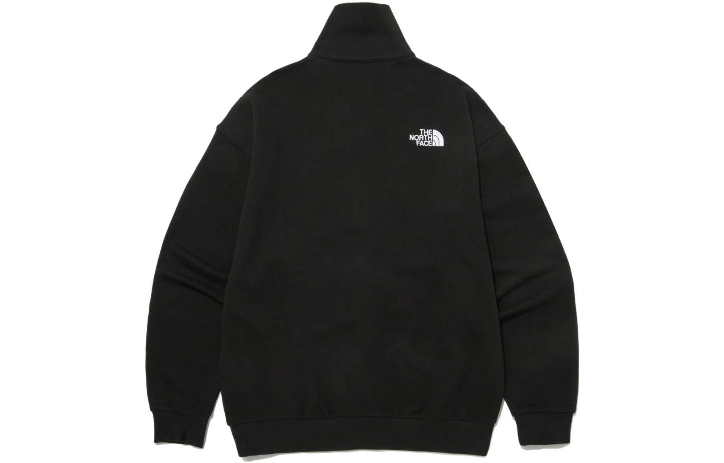 THE NORTH FACE Logo Fleece Half Zip Sweater 'Black' NM5MP03B - 2_5ca6da75-2a7c-4176-95b8-da96d3b0bb40