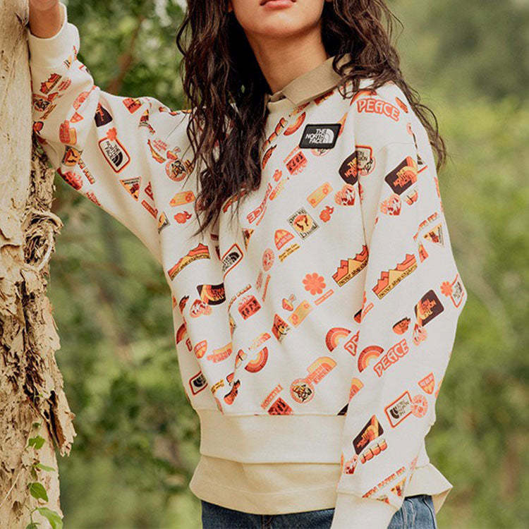 (WMNS) THE NORTH FACE Vanlife Logo Sweater 'White' NF0A5JW9-11P - 2_672b77ff-8c05-44a6-976f-f0225420e626