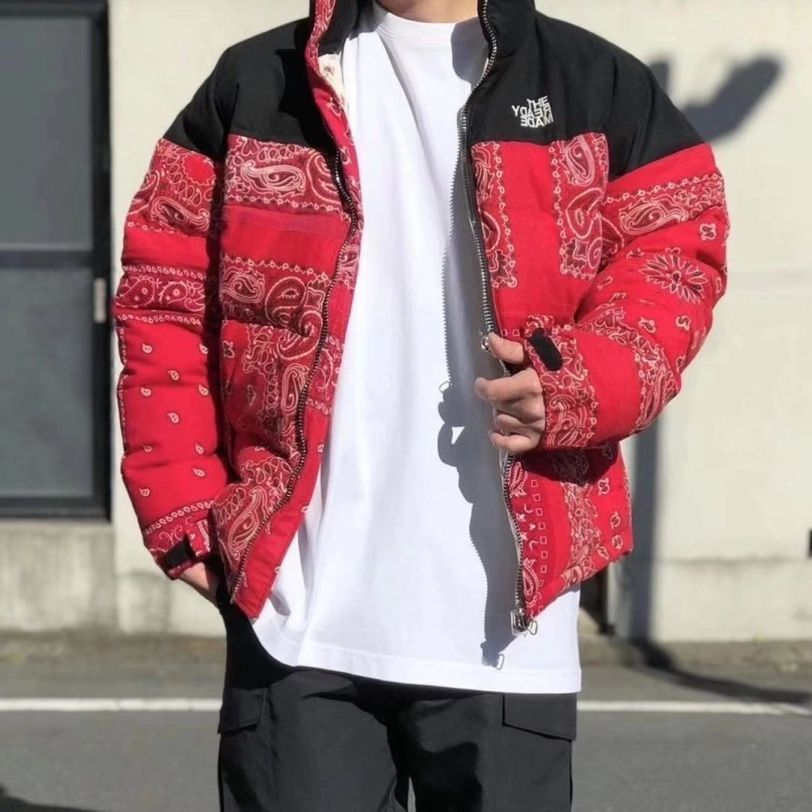 THE NORTH FACE Nuptse Down Jacket 'Red' NJ1DM64K - 2_8b7ebb2f-7a32-40b5-88e0-a033d2d7b1cd