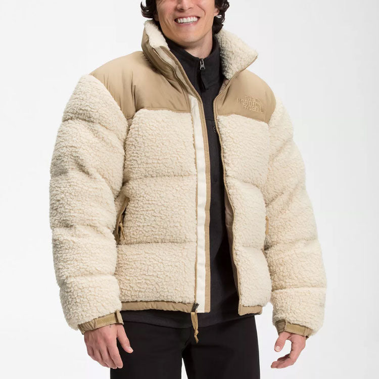 THE NORTH FACE Logo Nuptse Jacket 'Beige' NF0A5A84-11G - 2_8e062794-1477-4977-86d7-4434e9d18d98