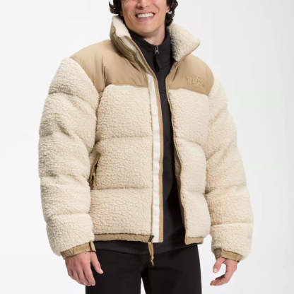 THE NORTH FACE Logo Nuptse Jacket 'Beige' NF0A5A84-11G - 2_8e062794-1477-4977-86d7-4434e9d18d98