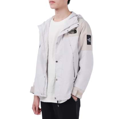 THE NORTH FACE Logo Mountain Windbreaker Jacket 'White' NF0A81NO-FN4 - 2_a26b4825-01de-431c-9c3d-635f046405b4