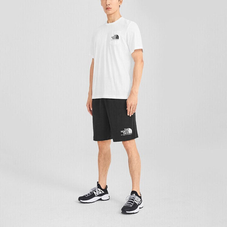 THE NORTH FACE Logo Woodcut Dome T-Shirt 'White' NF0A4U9L-FN4 - 2_abf85892-770e-4444-91ad-13703fc28c79