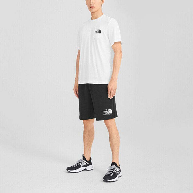 THE NORTH FACE Logo Woodcut Dome T-Shirt 'White' NF0A4U9L-FN4 - 2_abf85892-770e-4444-91ad-13703fc28c79