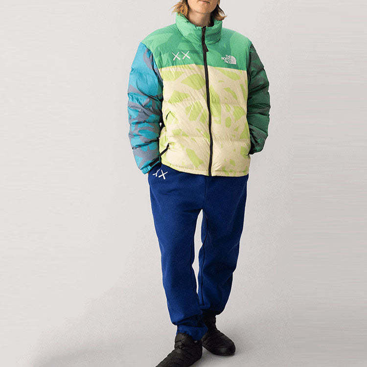 THE NORTH FACE X Kaws 1996 Nuptse 700 Jacket 'Green' NF0A7WLU-75B - 2_fcc4b468-118a-4c5f-acdd-b9c363421b09