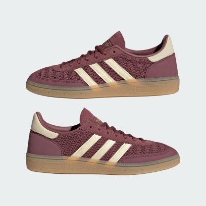 핸드볼 스페지알 W - Burgundy / Warm Vanilla / Gum - LA7832 - Mirrored Pair View