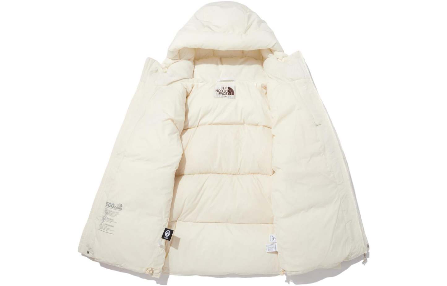 THE NORTH FACE Logo Puffer Jacket 'White' NJ1DN58L - 3_0df82f96-b185-4592-9795-4f4724245afc