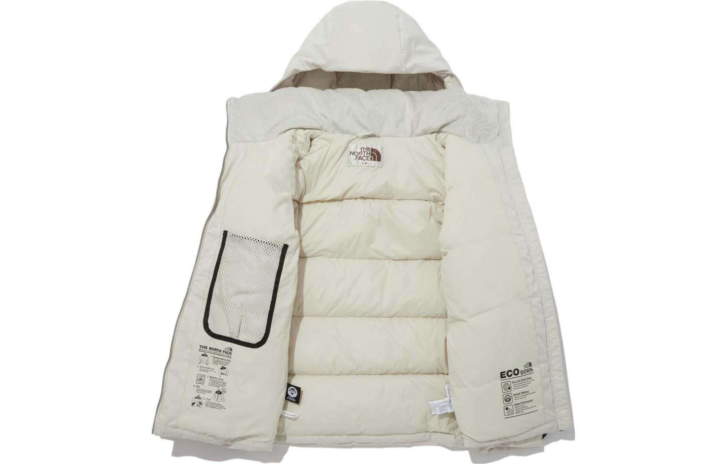 THE NORTH FACE Nylon Street Jacket 'White' NJ1DN54L - 3_4c9a31f3-e17a-4259-ad5b-78a1ba20dc4e
