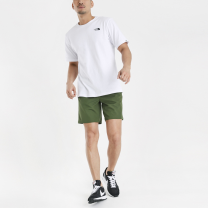THE NORTH FACE Logo-print Cotton T-shirt 'White' NT7UM15K - 3_4ff28cc7-d33c-49e2-aea5-cfac7267e98a