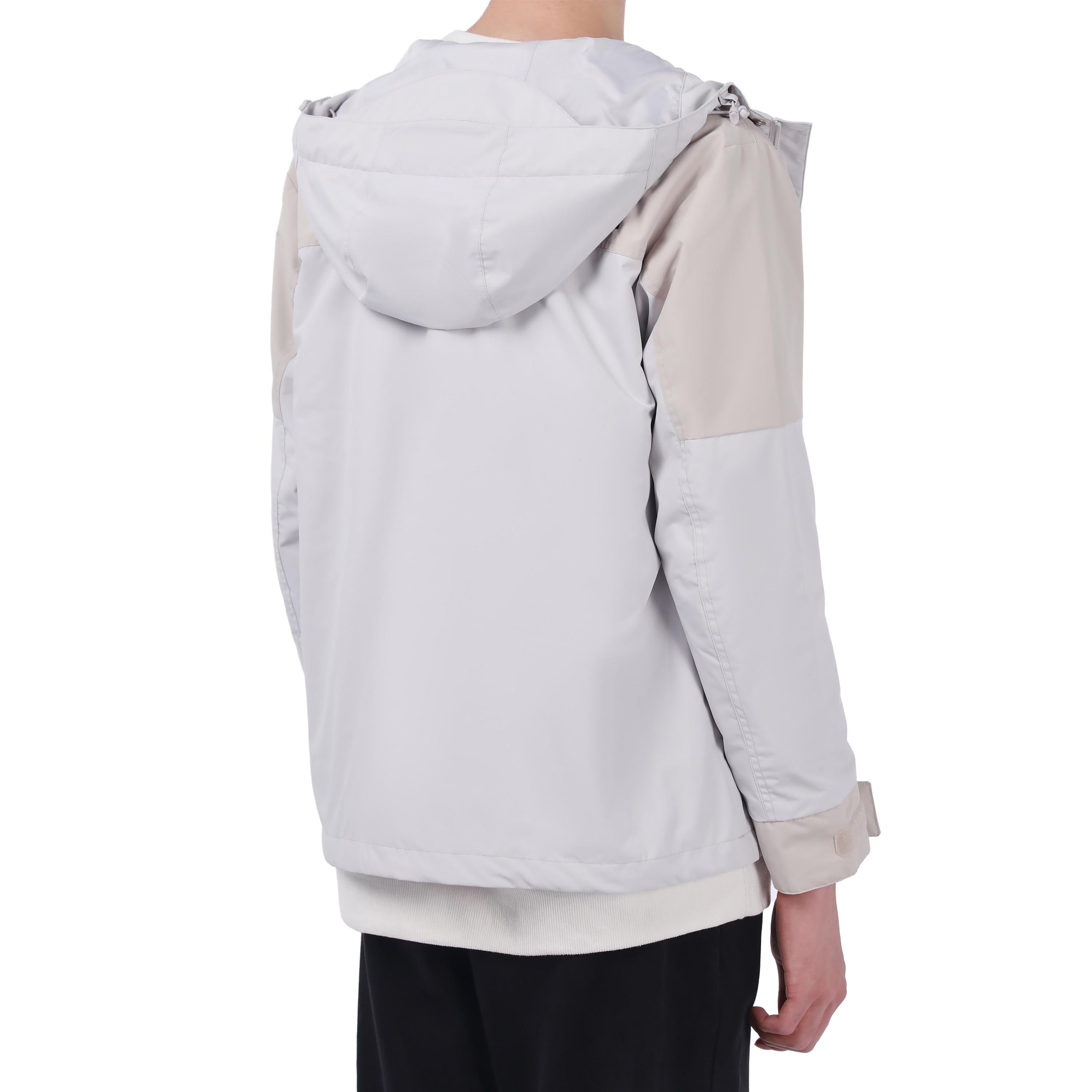 THE NORTH FACE Logo Mountain Windbreaker Jacket 'White' NF0A81NO-FN4 - 3_91d891bb-108d-4c69-8347-a4792fb72528