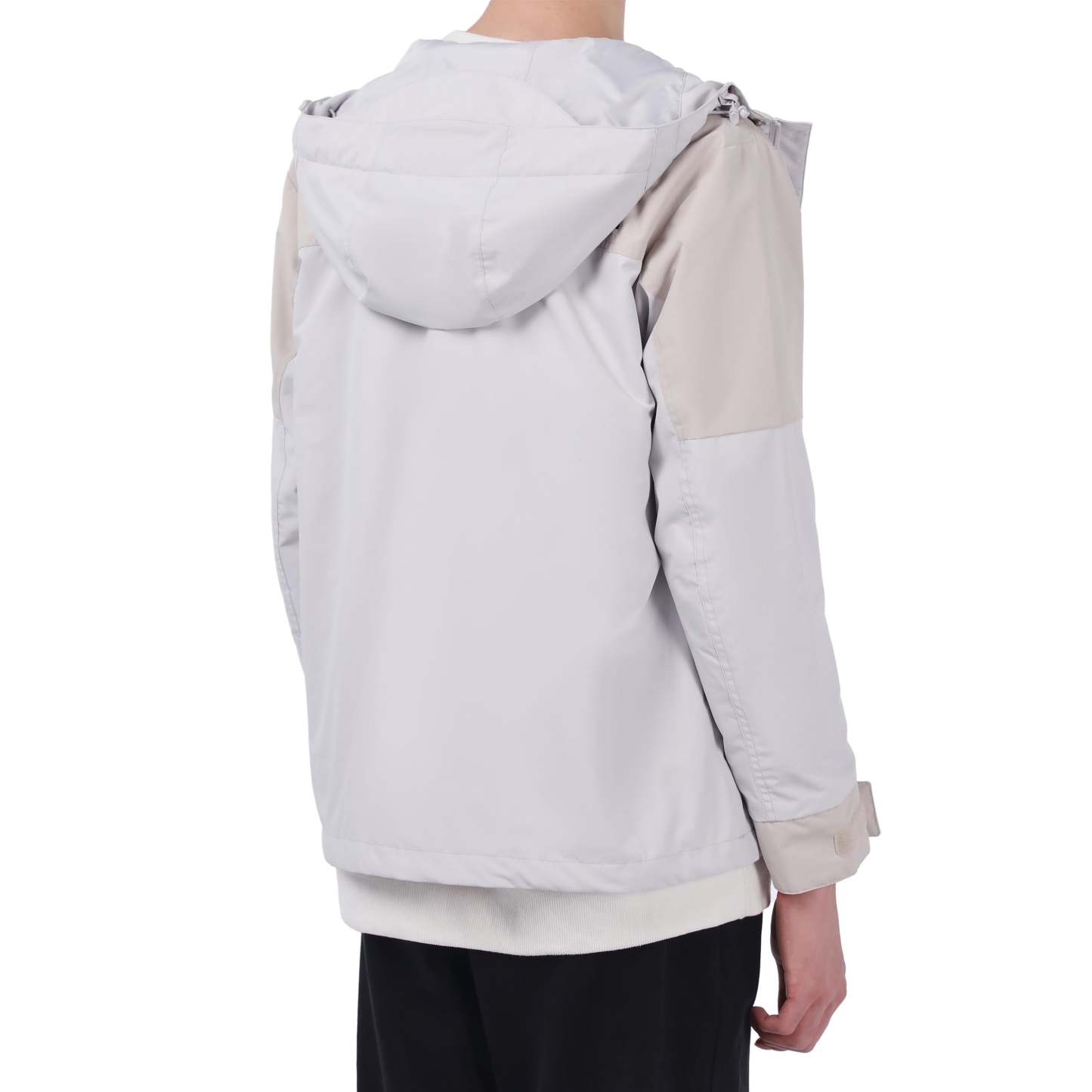 THE NORTH FACE Logo Mountain Windbreaker Jacket 'White' NF0A81NO-FN4 - 3_91d891bb-108d-4c69-8347-a4792fb72528
