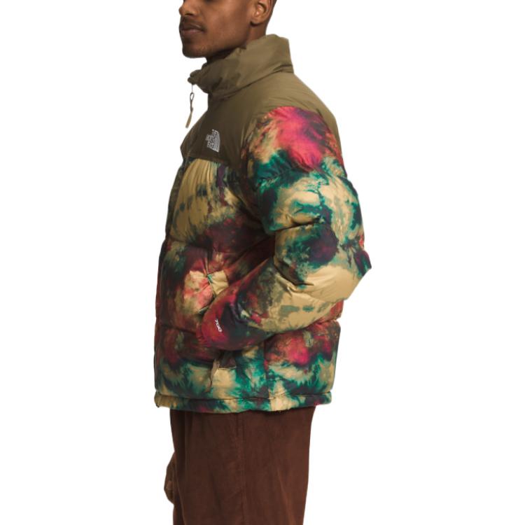 THE NORTH FACE 1996 Retro Nuptse Jacket ANTELOPE TAN ICE DYE PRINT NF0A5IX4-94B - 3_a520ce73-119f-467a-a80c-163c91dea10d