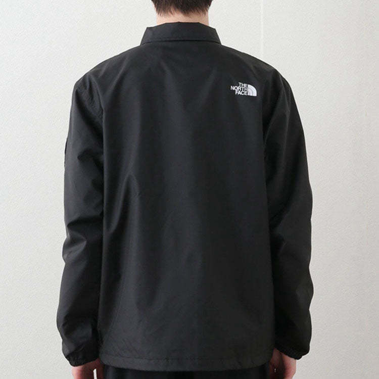 THE NORTH FACE Logo Wind Coaches Jacket 'Black' NP72130-K - 3_b65f7f76-890c-446a-a55f-4e4cfd8ceceb