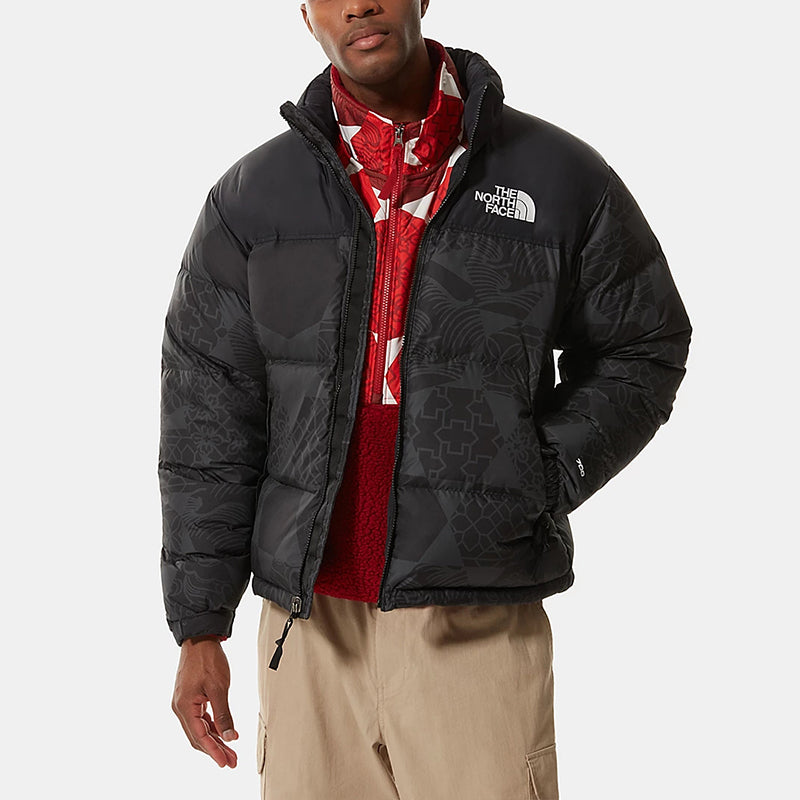 THE NORTH FACE 1996 Retro Nuptse IC Geo Tonal Print Jacket NF0A5IX4-3H3 - 3_eed0a281-13f1-4474-b900-bbc97fe72c6a