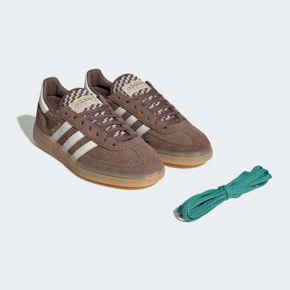 핸드볼 스페지알 W - Earth Strata / Off White / Khaki Three - KK0928 - Laces View