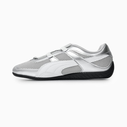 스피드캣 고 메탈릭 우먼스 Speedcat Go Metallic Wns - PUMA Silver-PUMA White-PUMA Black