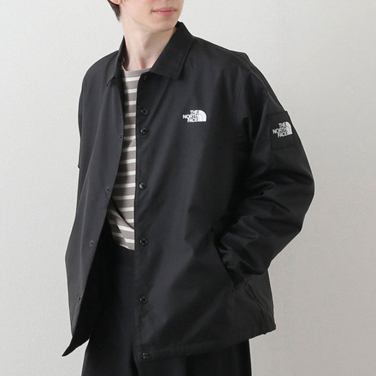 THE NORTH FACE Logo Wind Coaches Jacket 'Black' NP72130-K - 4_27363790-17a4-42d6-a053-179a818b01c7
