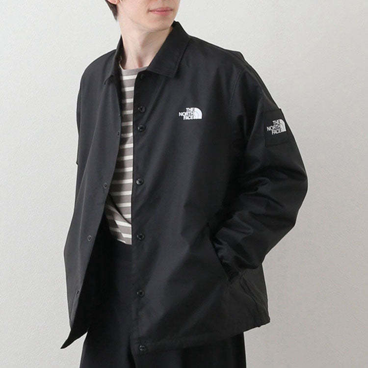 THE NORTH FACE Logo Wind Coaches Jacket 'Black' NP72130-K - 4_27363790-17a4-42d6-a053-179a818b01c7