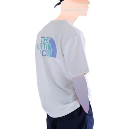 THE NORTH FACE X CLOT SS23 T-Shirt 'White' NF0A873D-FN4 - 4_405af681-5fd6-4395-96b0-c09a562649cf