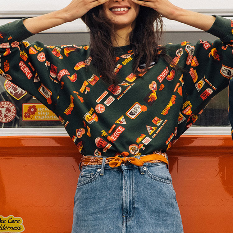 (WMNS) THE NORTH FACE Vanlife Logo Sweater 'Multicolor' NF0A5JW9-VR0 - 4_b72fc70d-8c55-4709-8d0a-11fc455612c5