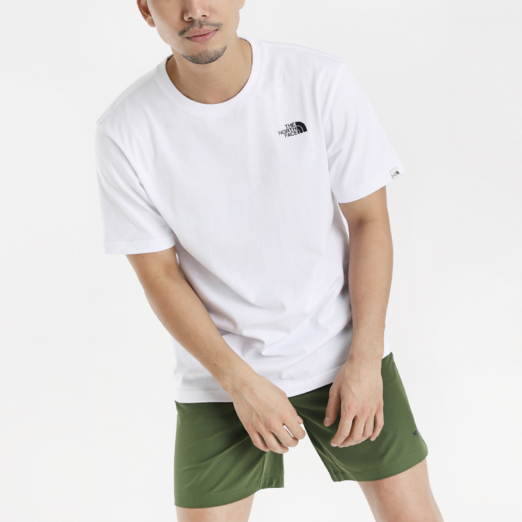 THE NORTH FACE Logo-print Cotton T-shirt 'White' NT7UM15K - 4_fd88077a-d6d0-4081-8b25-d80db7ffb07d
