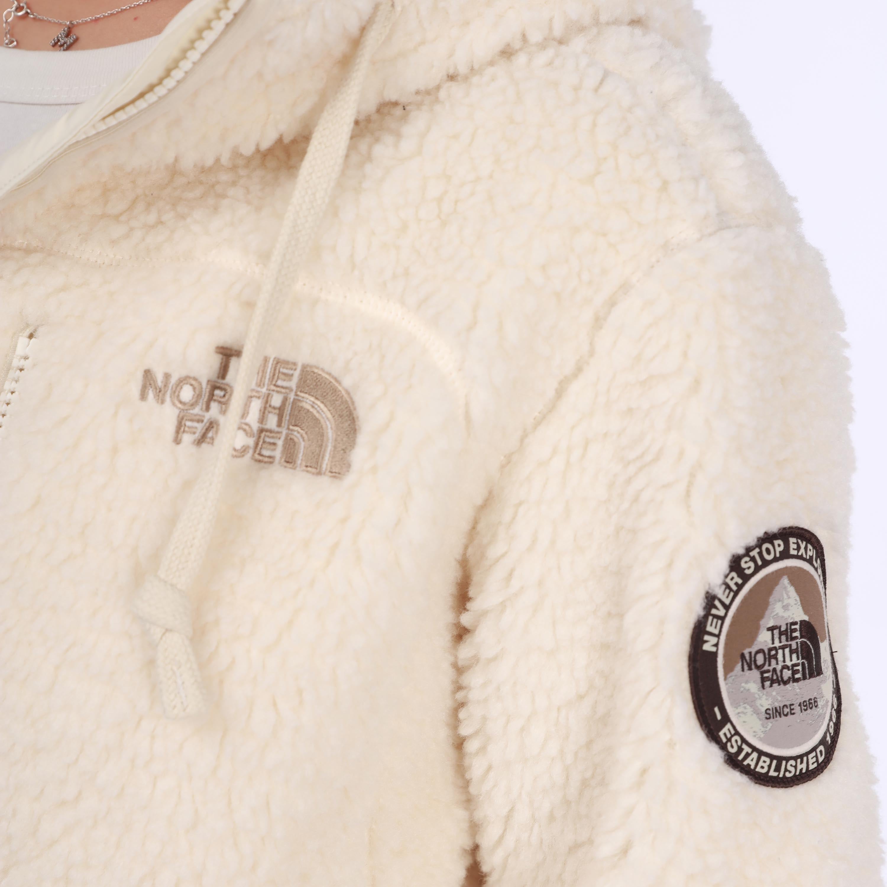 THE NORTH FACE Fleece Hoodie Jacket 'White' NJ4FM57A - 5_fd43be63-b497-4c86-9a21-bd2a2e5ab337