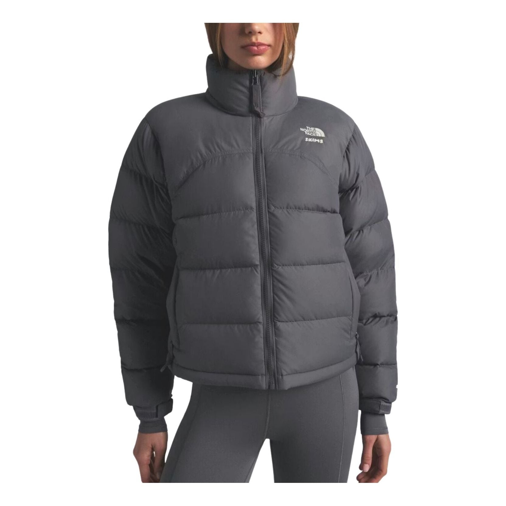 The North Face x SKIMS FW25 2000 Retro Nuptse Jacket 'Gunmetal' NF0A82Z5-T8L - A82Z5-GUN-BD-SKIMS-TNF_2625-SD_converted-square