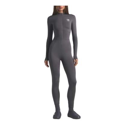 (WMNS) The North Face x SKIMS FW25 Refina BodySuit 'Gunmetal' NF0A8EDS-T8L - A8EDS-GUN-BD-SKIMS-TNF_2543-FR_82e3093e-0b6b-45d8-b720-6789ac076410_converted-square