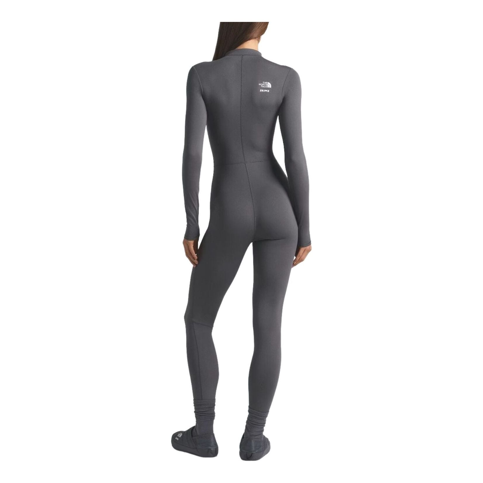 (WMNS) The North Face x SKIMS FW25 Refina BodySuit 'Gunmetal' NF0A8EDS-T8L - A8EDS-GUN-BD-SKIMS-TNF_2557-BK_49cc8c29-e9f1-4684-a1f0-faff4c3f26db_converted-square