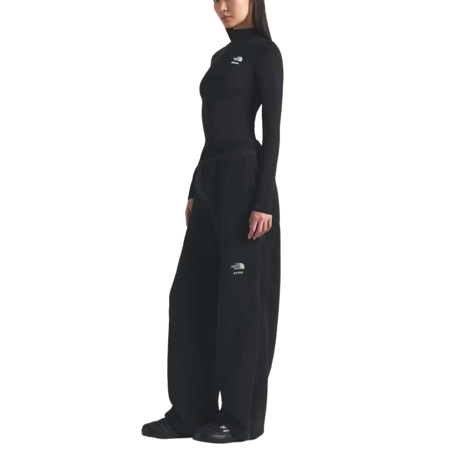 The North Face x SKIMS FW25 1995 Denali Fleece Straight Leg Pant 'Onyx' NF0A8JJG-I3X - A8JJG-SOT-BA-SKIMS-TNF_23176-FR_converted