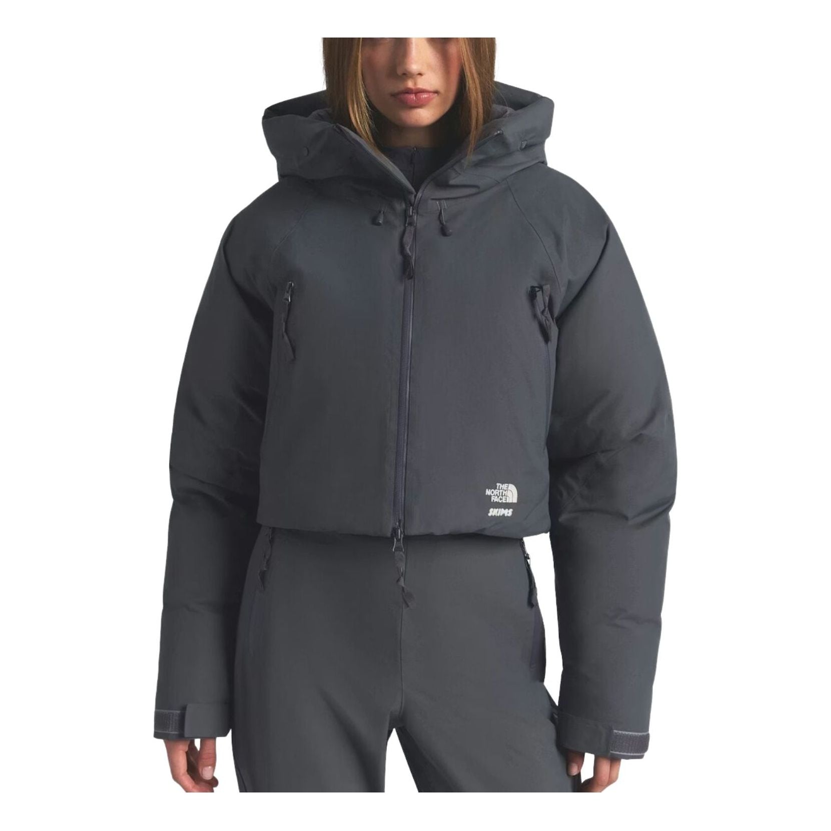 (WMNS) The North Face x SKIMS FW25 Insulated Shell Jacket 'Gunmetal' NF0A8JJP-T8L - A8JJP-GUN-BD-SKIMS-TNF_3017-SD_converted-square