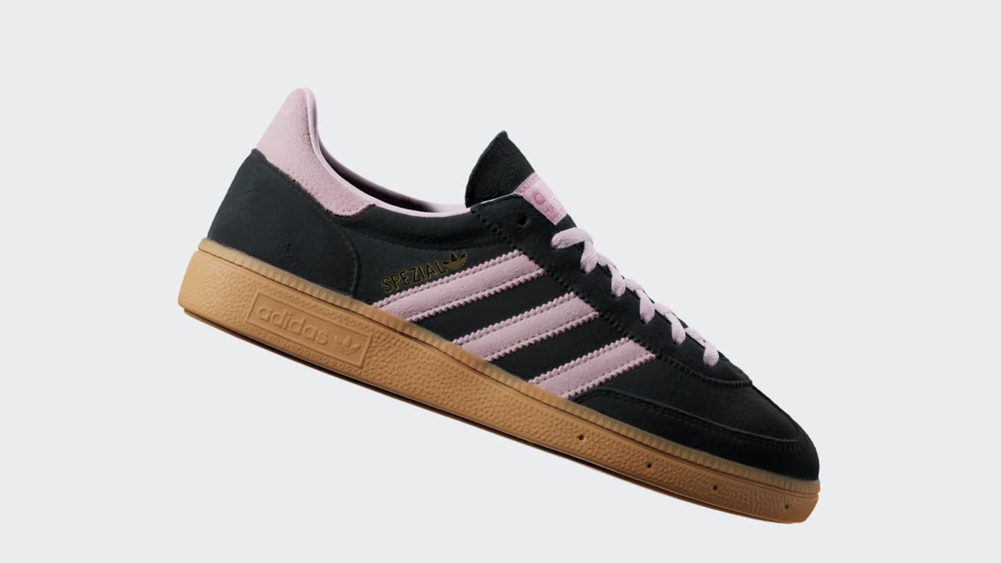 핸드볼 스페지알 W - Core Black / Clear Pink / Gum - IE5897 - HeroMrktng View 1