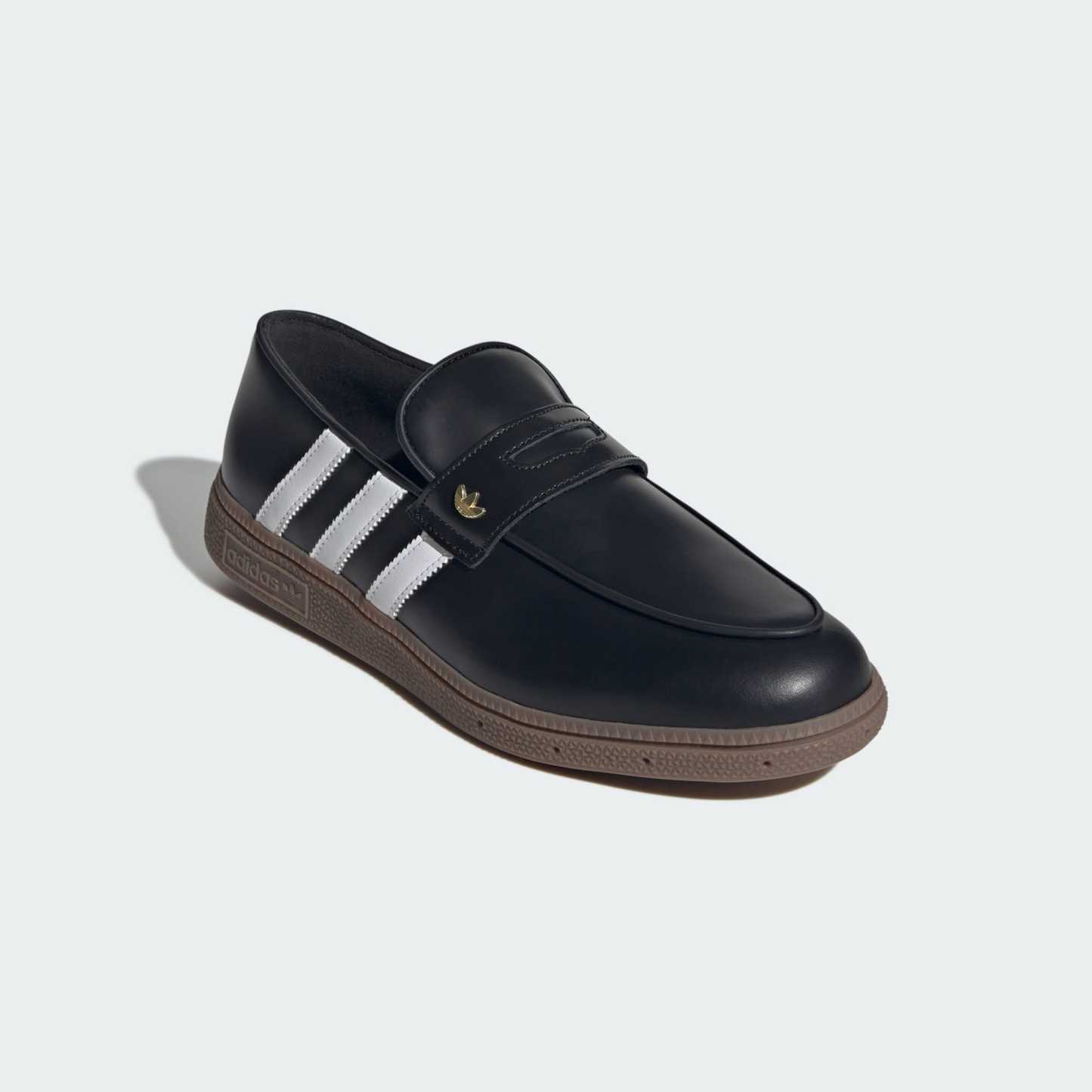 핸드볼 스페지알 로퍼 - Core Black / Cloud White / Gold Metallic - LA4186 - Front Lateral Top View