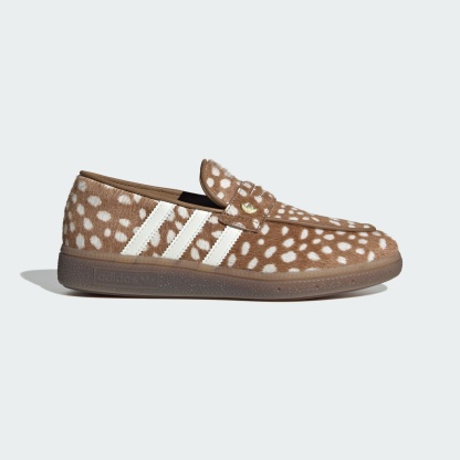 핸드볼 스페지알 로퍼 - Brown / Off White / Gold Metallic - KK0920 - Side Lateral Center View