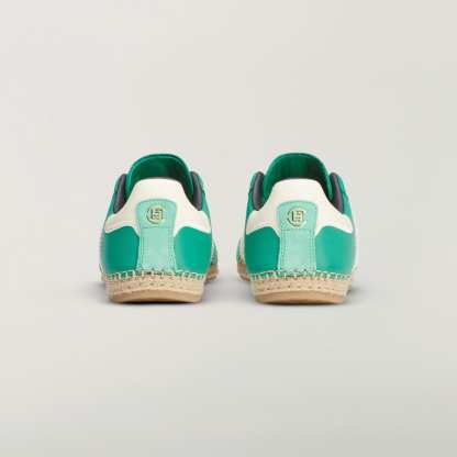 CLOT SAMBA ESPADRILLE BY EDC - Court Green / Warm Vanilla / Core Black